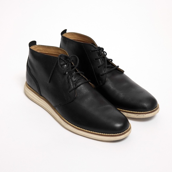 Cole Haan GRAND C20739 Chukka Mens Black Leather Boots main image 7